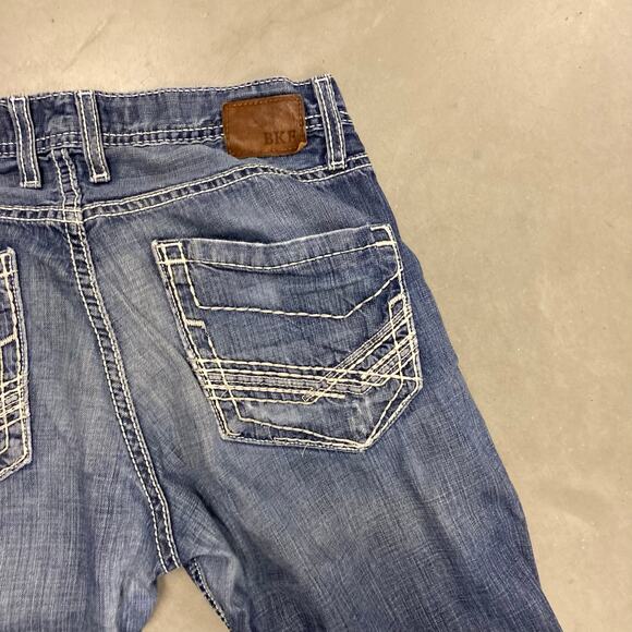 y2k low rise Bke bootcut Jeans 30x34 - Picture 5 of 5
